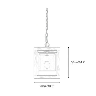 Sylaette Suspension en Bois Globe