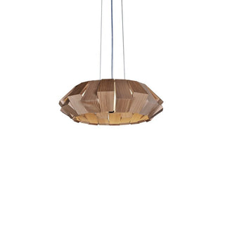 Wooden Patchwork Ring Chandelier-Neutral Decor