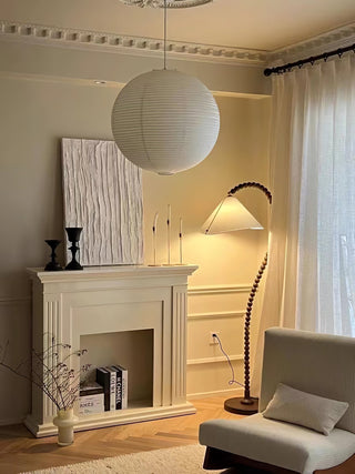 Nadia Lampadaire en Bois Moderne
