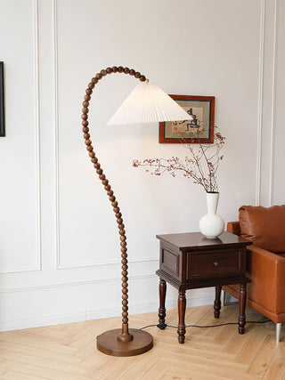 Nadia Lampadaire en Bois Moderne