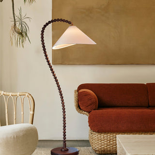 Nadia Lampadaire en Bois Moderne