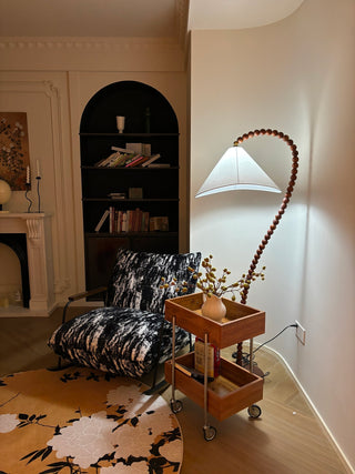 Nadia Lampadaire en Bois Moderne