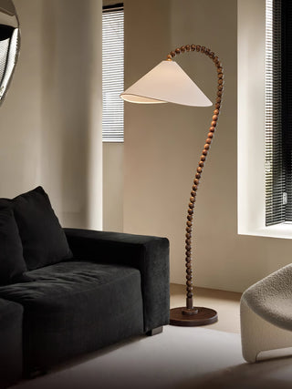Nadia Lampadaire en Bois Moderne