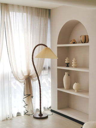 Nadia Lampadaire en Bois Moderne