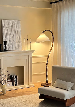 Nadia Lampadaire en Bois Moderne