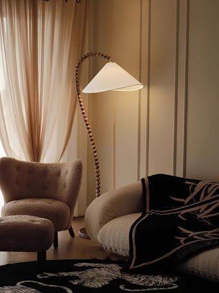 Nadia Lampadaire en Bois Moderne