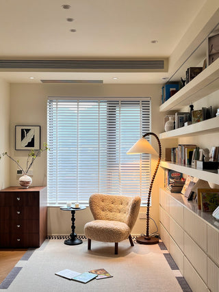 Nadia Lampadaire en Bois Moderne