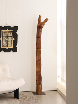 Wooden Branch Candle Tower-Neutral Decor