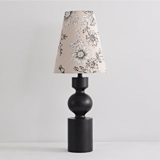 Thorne Vintage Lampe de Table en Bois Noyer