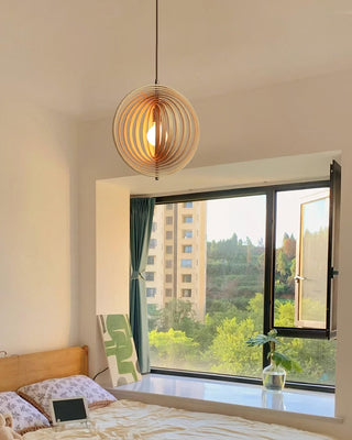 Spira Suspension en Bois Organique-Luire