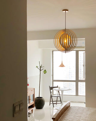 Spira Suspension en Bois Organique-Luire