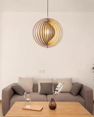 Spira Suspension en Bois Organique-Luire
