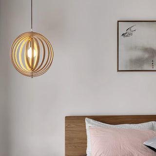 Spira Suspension en Bois Organique-Luire