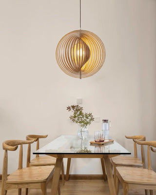 Spira Suspension en Bois Organique-Luire