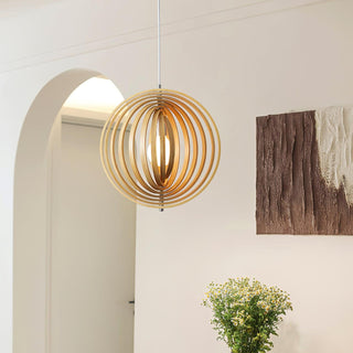 Spira Suspension en Bois Organique-Luire