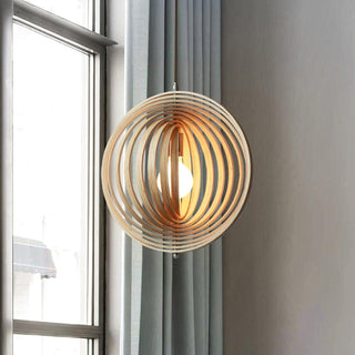 Spira Suspension en Bois Organique-Luire