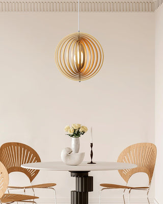 Spira Suspension en Bois Organique-Luire