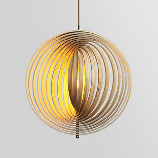 Spira Suspension en Bois Organique-Luire