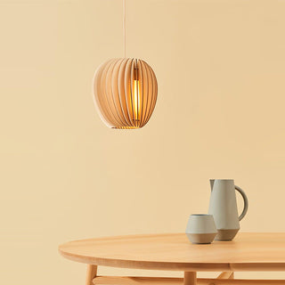 Vovene Élégance Unique Sphère Bois Suspension