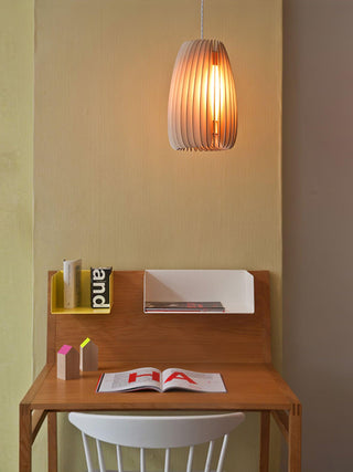Vovene Élégance Unique Sphère Bois Suspension