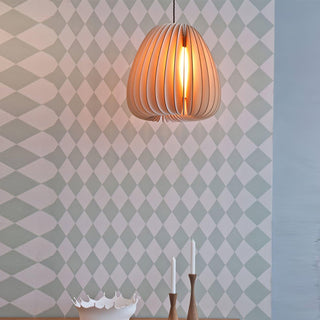 Vovene Élégance Unique Sphère Bois Suspension
