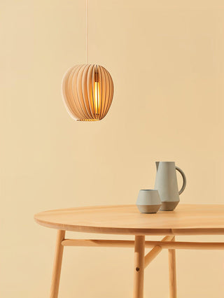 Vovene Élégance Unique Sphère Bois Suspension