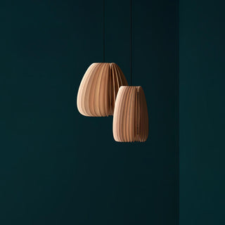 Vovene Élégance Unique Sphère Bois Suspension
