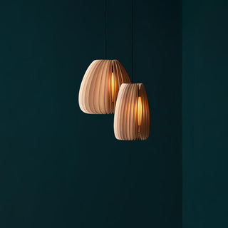 Vovene Élégance Unique Sphère Bois Suspension