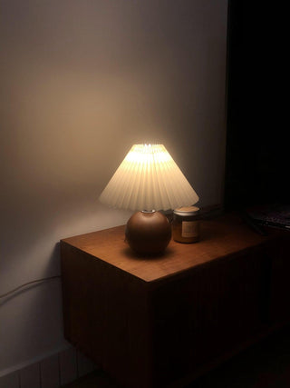 Zesilon Lampe de Table en Bois Sphérique