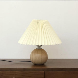 Zesilon Lampe de Table en Bois Sphérique