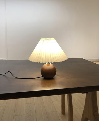Zesilon Lampe de Table en Bois Sphérique