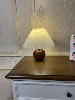 Zesilon Lampe de Table en Bois Sphérique