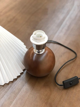 Zesilon Lampe de Table en Bois Sphérique