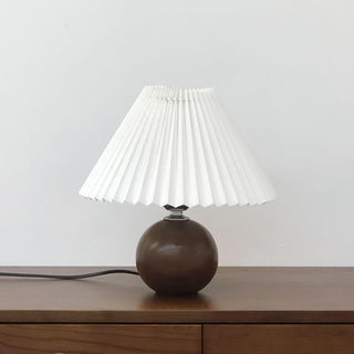 Zesilon Lampe de Table en Bois Sphérique