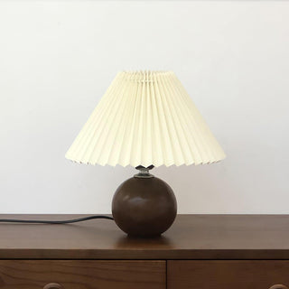 Zesilon Lampe de Table en Bois Sphérique