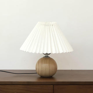 Zesilon Lampe de Table en Bois Sphérique