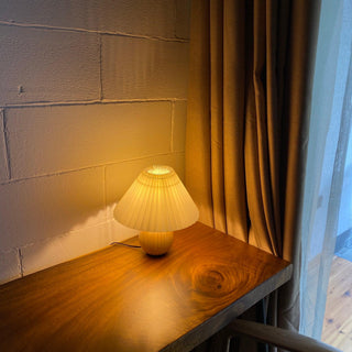 Zesilon Lampe de Table en Bois Sphérique