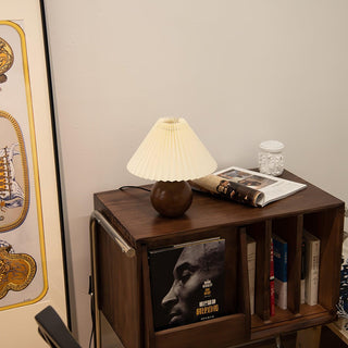 Zesilon Lampe de Table en Bois Sphérique