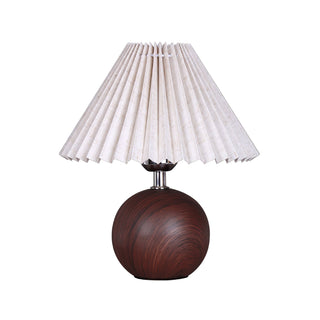 Zesilon Lampe de Table en Bois Sphérique