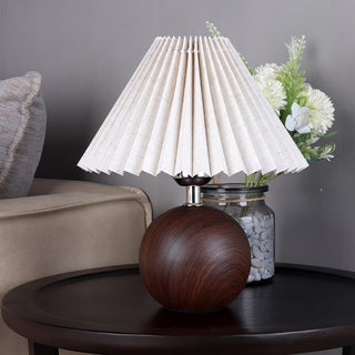 Zesilon Lampe de Table en Bois Sphérique