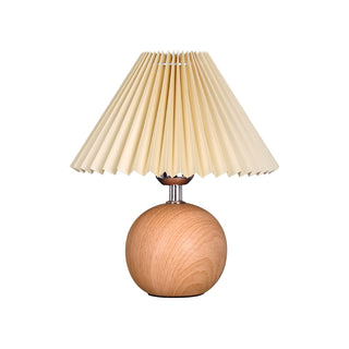 Zesilon Lampe de Table en Bois Sphérique