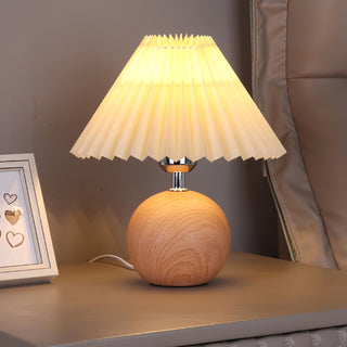 Zesilon Lampe de Table en Bois Sphérique