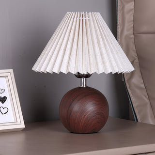 Zesilon Lampe de Table en Bois Sphérique