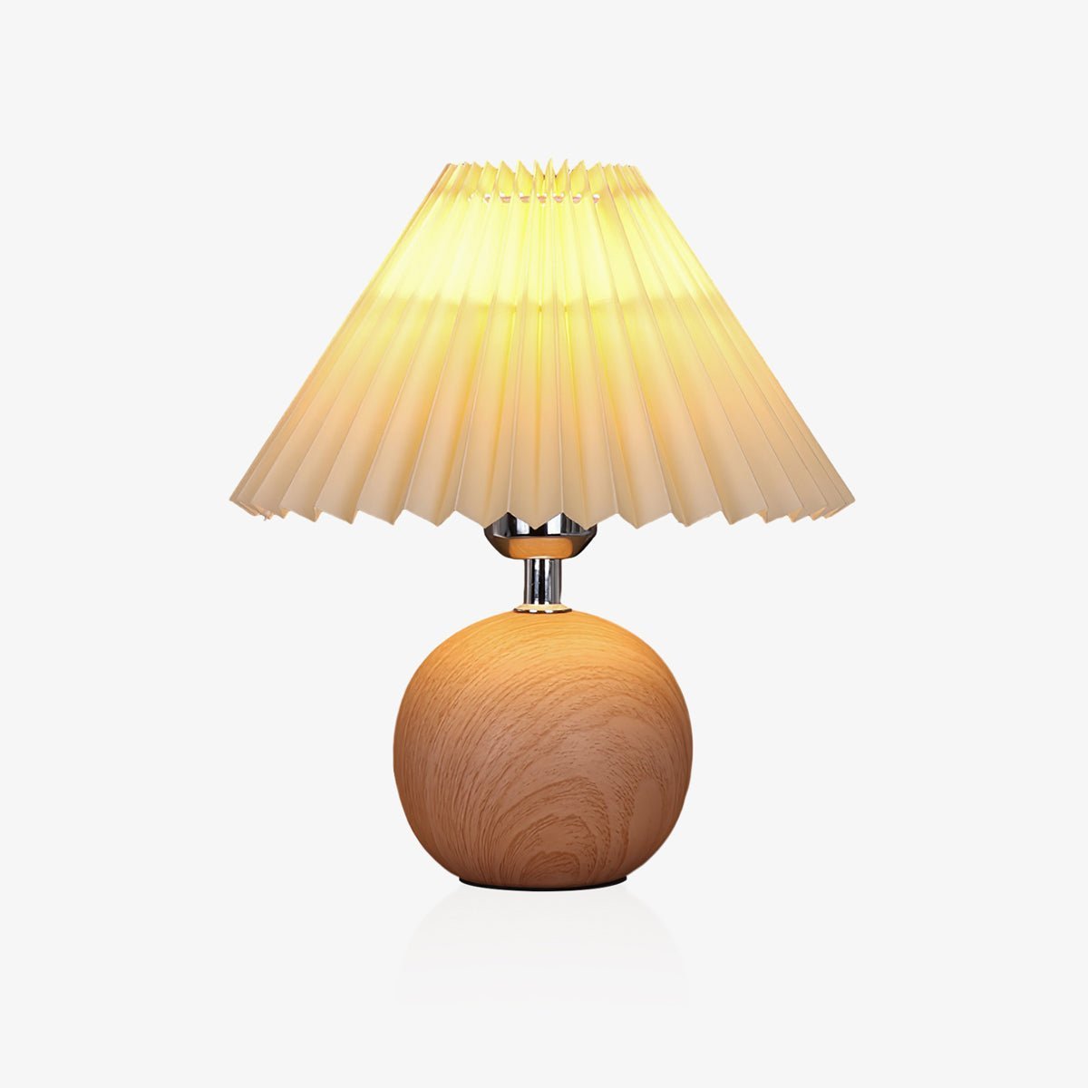 Zesilon Lampe de Table en Bois Sphérique