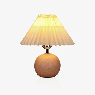 Zesilon Lampe de Table en Bois Sphérique