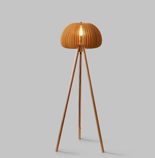 Zetalyre Lampadaire en Bois Tripode