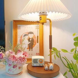 Vellain Lampe de Table Rétro Vintage Classique