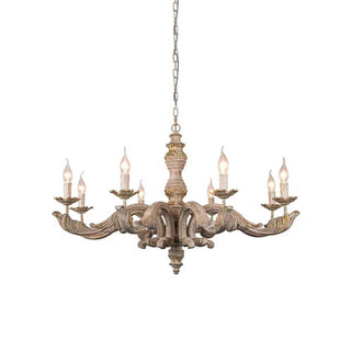 Vovynan Lustre Colonne Romaine Bois Luxe
