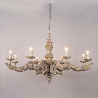 Vovynan Lustre Colonne Romaine Bois Luxe