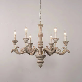 Vovynan Lustre Colonne Romaine Bois Luxe